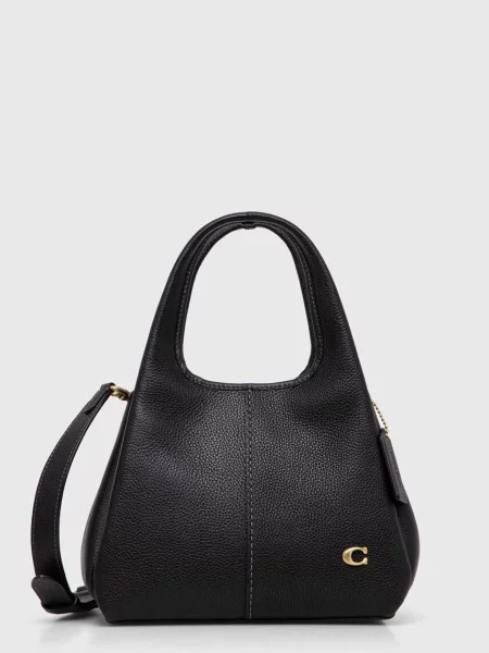 Coach geantă de piele Lana Shoulder Bag 23 negru