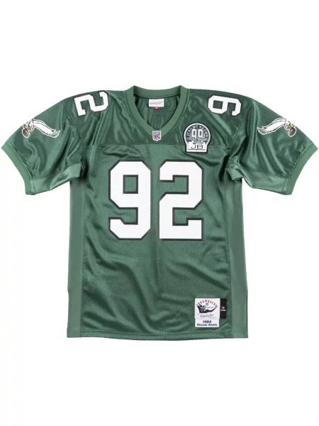 Cămașă Mitchell & Ness din jerseu alb