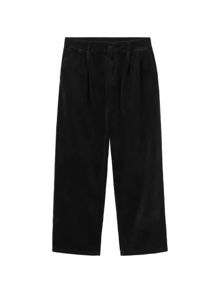 Pantaloni Carhartt Wip de catifea cord negru