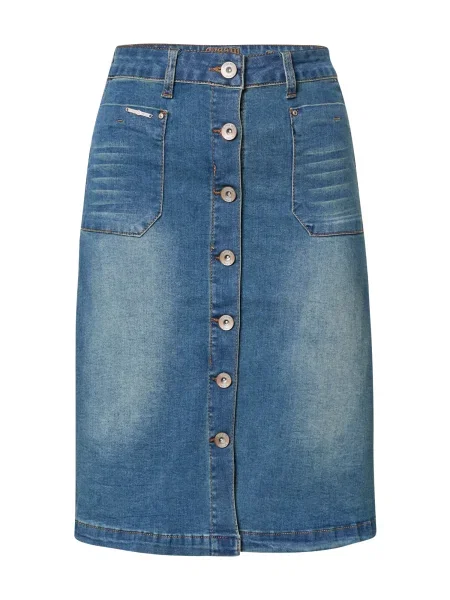 Cream Fustă denim albastru