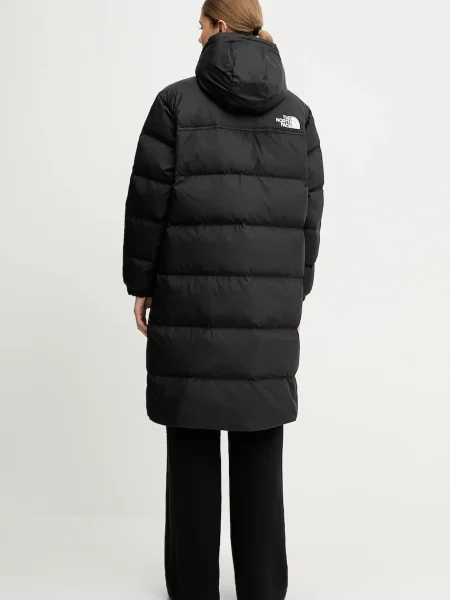 The North Face geacă de puf Nuptse de iarnă negru