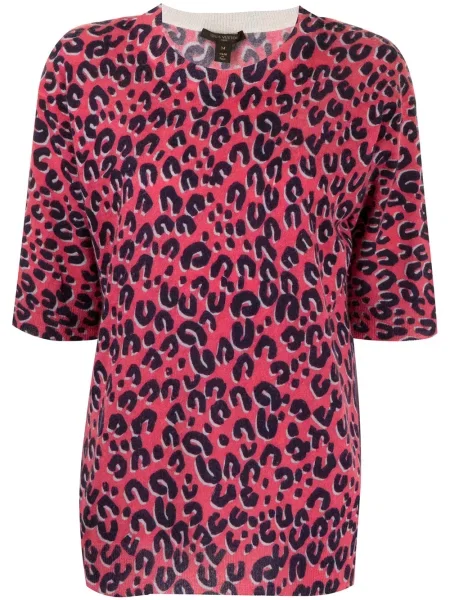Leopardí svetr Louis Vuitton Pre-owned růžový