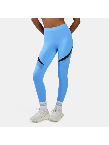 Reebok Lux legginsy z wysokim stanem i blokiem kolorówunisex Peri Blue/Black Size: czarne