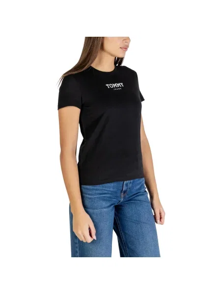 Tommy Jeans Tričko Essential čierna