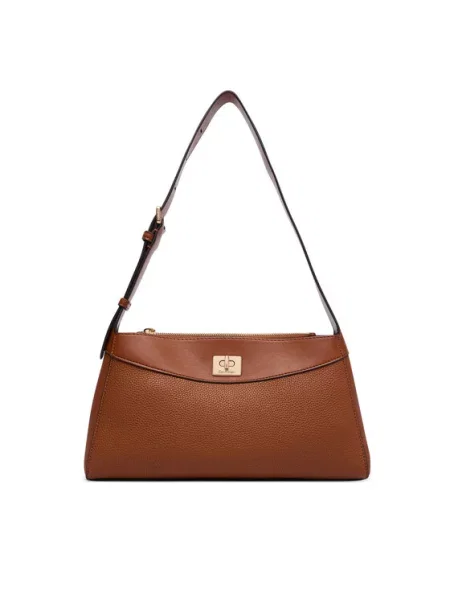 Calvin Klein Torebka Mix Media Shoulder Bag brązowy