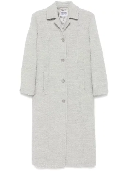 Bukiecik płaszcz Moschino Jeans szary