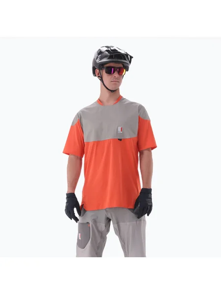 Tricou de ciclism pentru bărbați Leatt MTB AllMtn glow