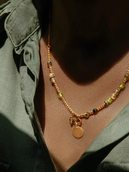 Позолочене кольє Lilou Planets