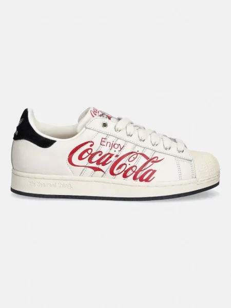 Adidas Originals Superstar II x Coca Cola sneakers pánske kožené béžová
