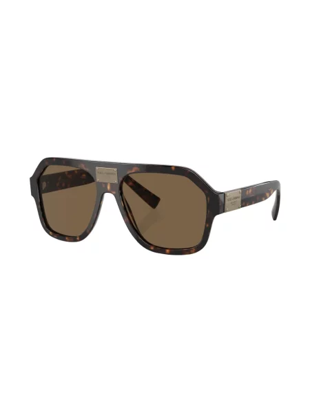 Saulės akiniai Dolce & Gabbana Eyewear su autografu žalia