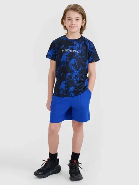 Pantaloni scurți copii 4f albastru