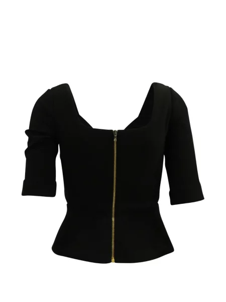 Топ Rm By Roland Mouret с V-образно деколте черно