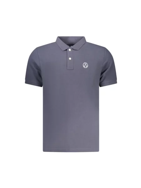 Koszulka polo North Sails z krótkim rękawem niebieska