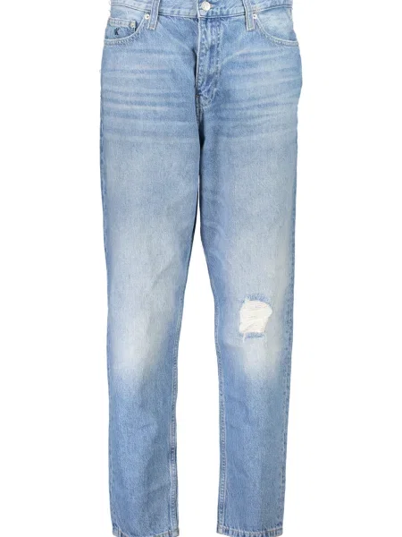 Blugi boyfriend Calvin Klein albastru