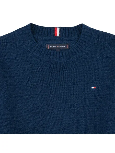 Sveter Tommy Hilfiger modrá
