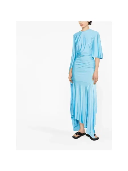 Sukienka maxi Stella Mccartney niebieska