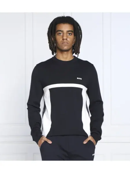 BOSS GREEN Pulover Reloko cu adaos de lână verde