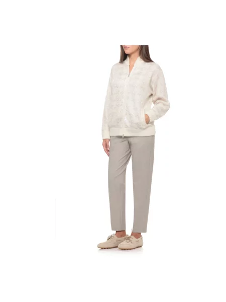 Sweter Panicale z alpaki biały