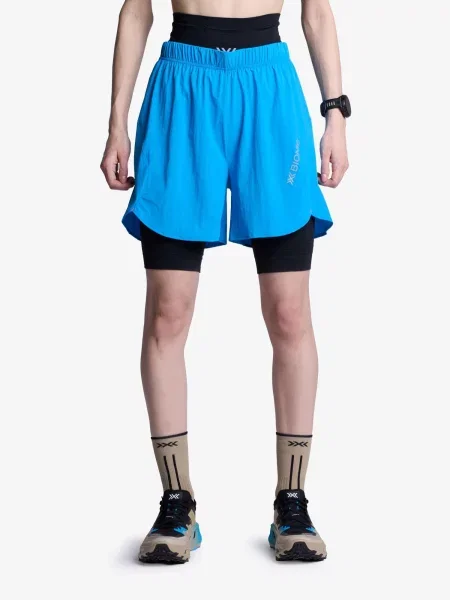 Spodenki do biegania X-Bionic Corefusion Run Discover Shorts niebieskie