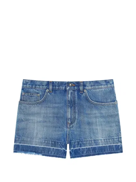 Pantaloni scurți din denim Givenchy albastru