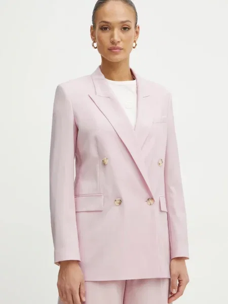 Volnen suknjič BOSS roza