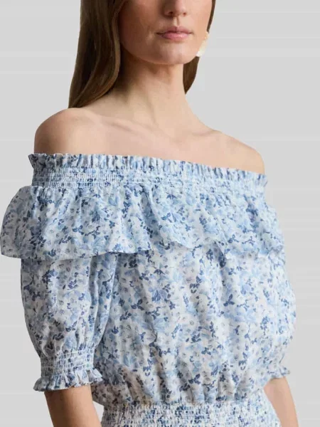 Sukienka casualowa z czystej bawełny Lauren Ralph Lauren