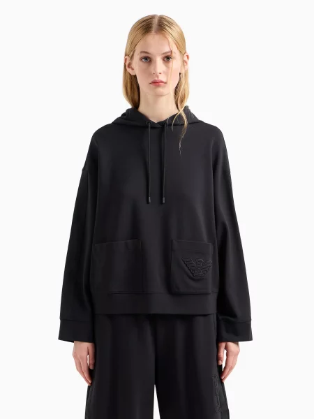Худи Emporio Armani синее