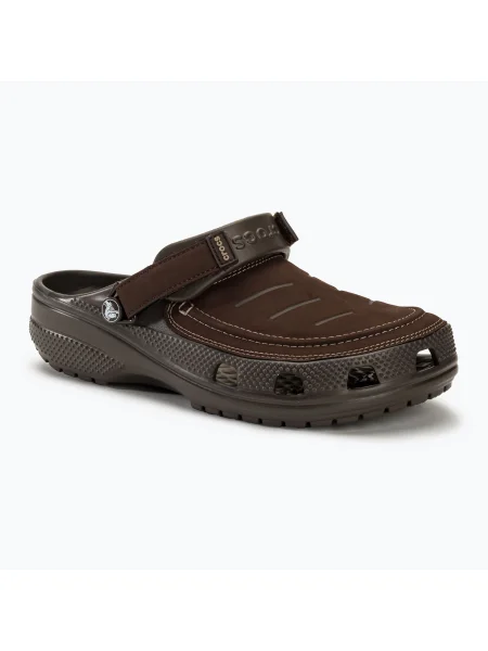 Pánske žabky Crocs Yukon Vista II LR Clog espresso/mushroom hnedá