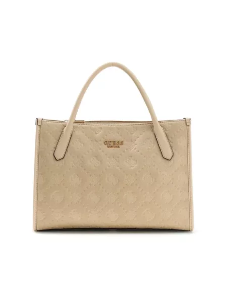 Guess torebka shopper JODI beżowa