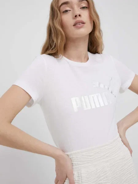 Puma tričko bílé