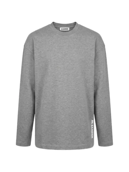Lung tricou Jil Sander gri