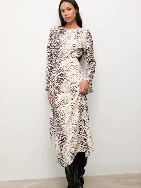 Answear.LAB rochie maxi evazati bej