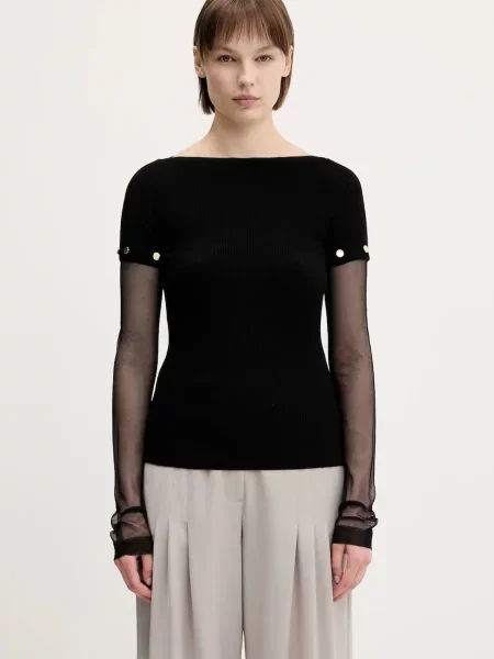 Sportmax pulover Alcide light negru