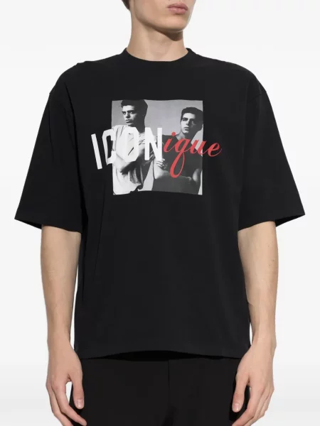 Tricou Dsquared2 cu imagine negru
