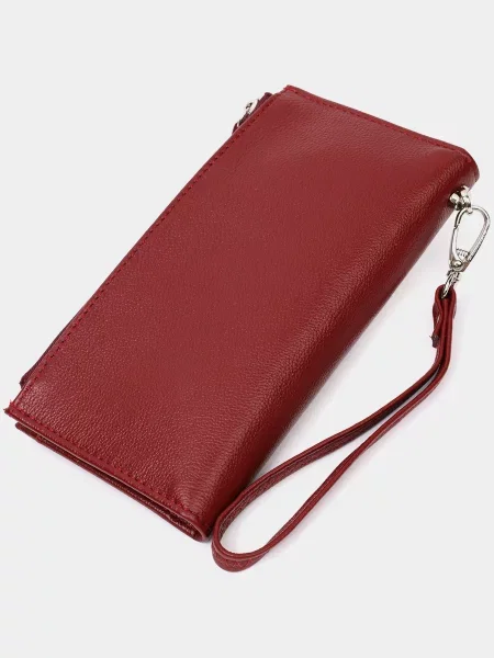 ST Leather Accessories Гаманець Шкіра бордовий