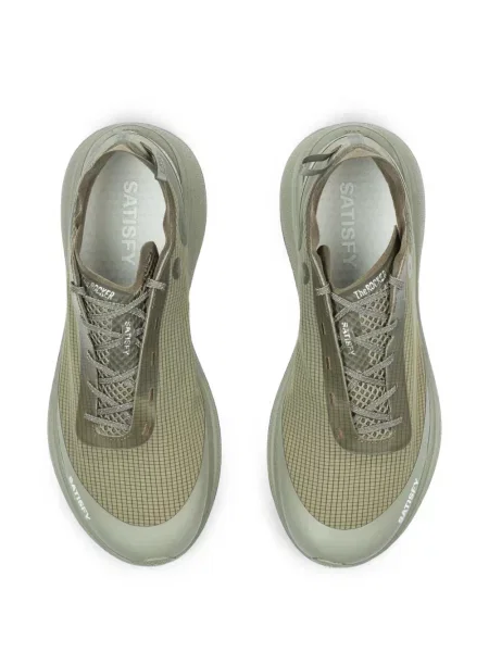 Sneakerși Satisfy plasă verde