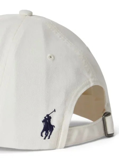 Baseball sapka Polo Ralph Lauren autogrammal fehér