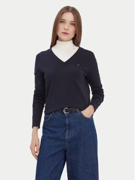 Tommy Hilfiger Sweter blau niebieski