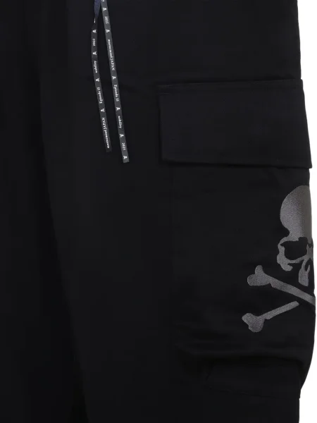 Pantaloni cargo Mastermind Japan cu imagine negru