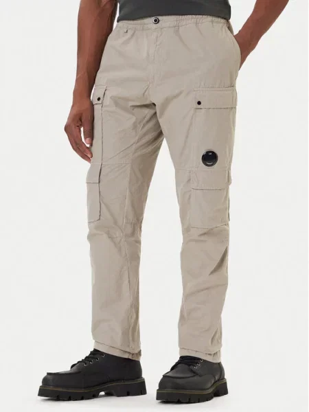 Kalhoty z materiálu C.P. Company šedé