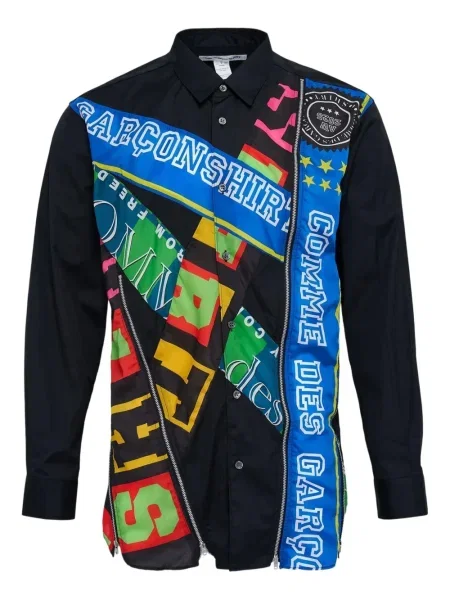 Cămașă Comme Des Garçons Shirt cu imagine negru