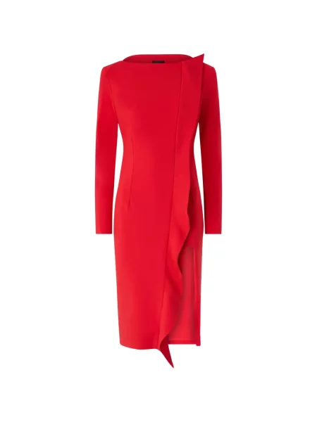 Rochie midi Pinko cu spatele deschis roșu