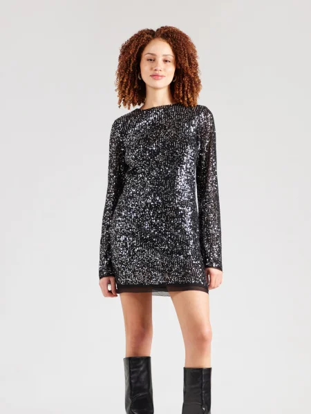 Studioselect Rochie de cocktail Naya / argintiu negru
