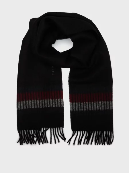 Вовняний шарф Tommy Hilfiger чорний