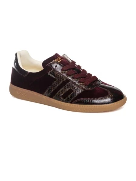 Sneakersy Back70 skórzane czerwone
