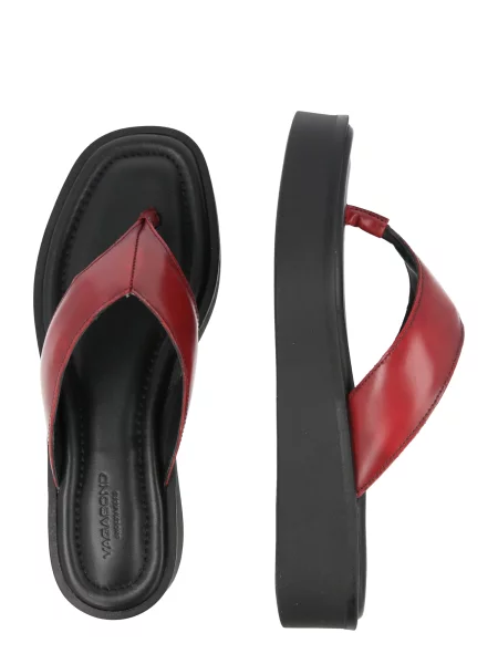 VAGABOND SHOEMAKERS Žabky DANYA bordová