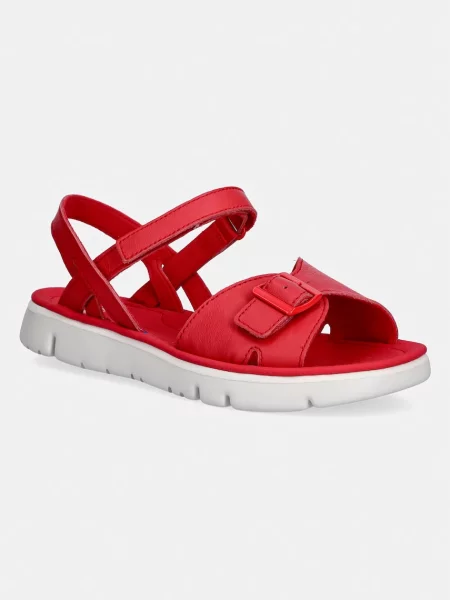 Camper sandali usnjeni Oruga Sandal rdeča