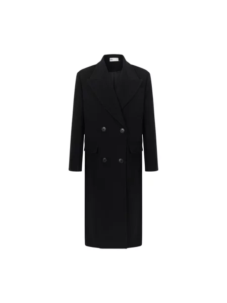 Płaszcz Tory Burch wełniany czarny