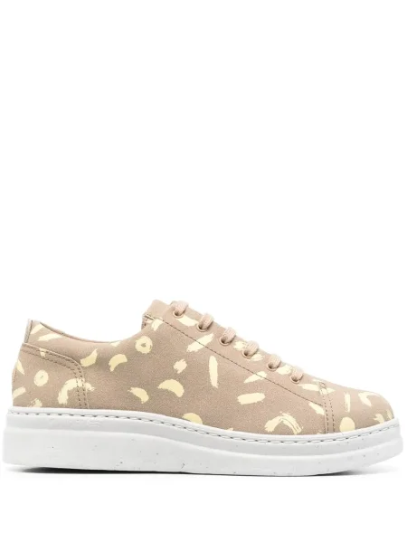 Sneakerși Camper cu șireturi cu imprimeu abstract din dantelă