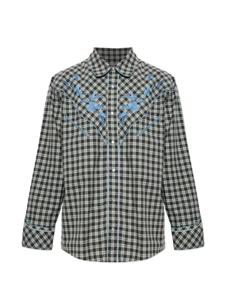 Cămașă Kenzo cu model floral negru